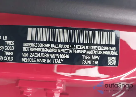 2021 Jeep Renegade Latitude 4X4 from USA, damaged, VIN ZACNJDBB7MPN16846